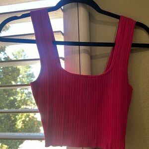 Pink crop top